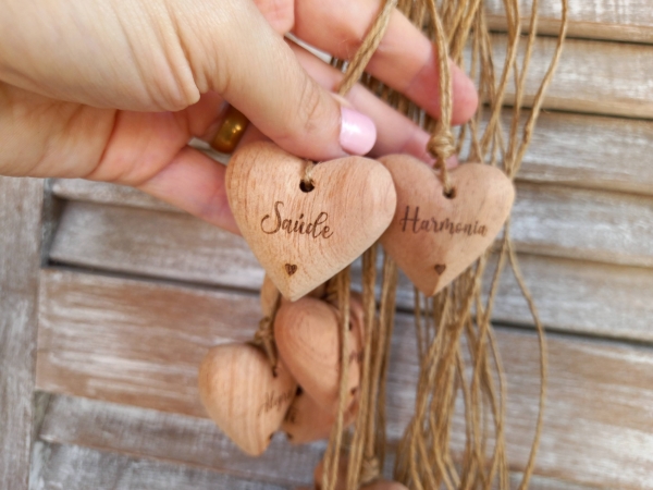 Penca coração 4 cm personalizada - Image 3