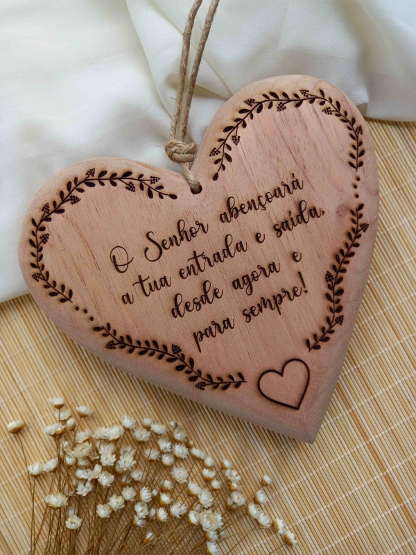 Coração 18 cm personalizado