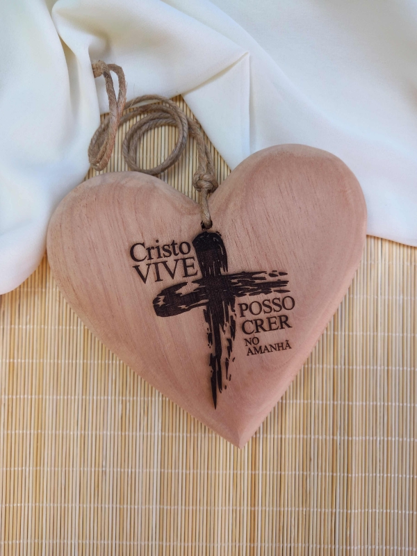Coração 15 cm personalizado