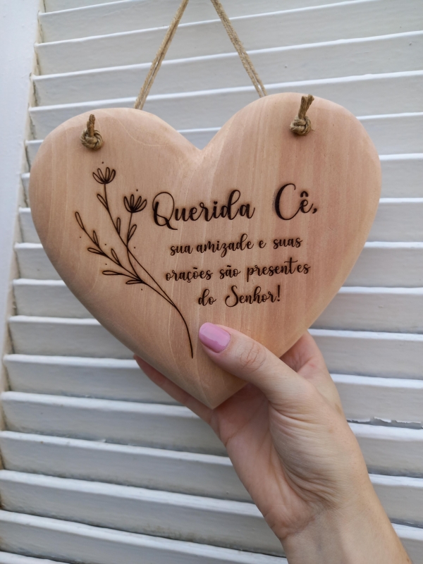 Coração 20 cm personalizado - Image 2