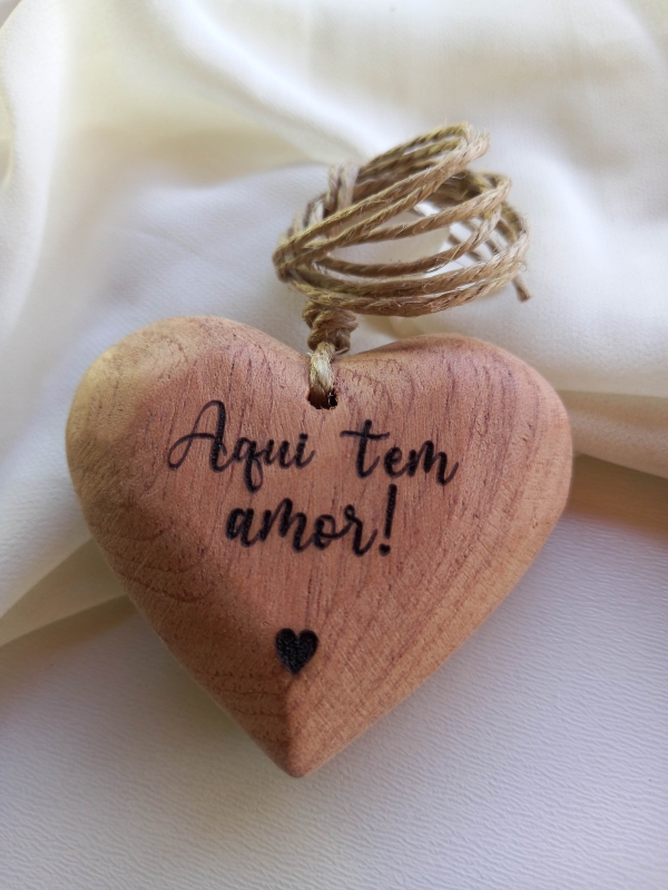 Coração 6 cm personalizado