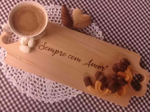 Tábua petiscos heart personalizada - Image 2