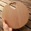 Tábua redonda heart 25 cm natural - Image 2