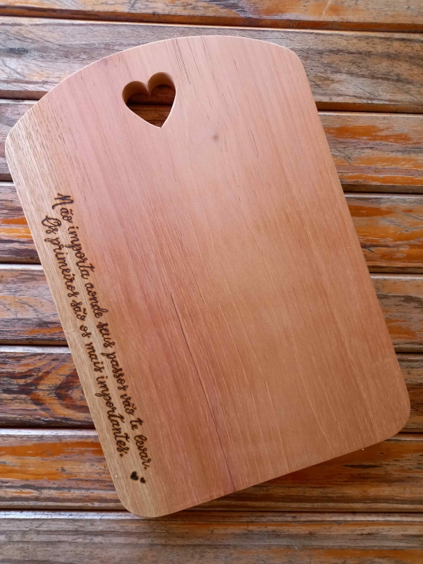 Tábua retangular heart personalizada - Image 3