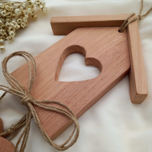 Casinha pendente hearts - Image 2