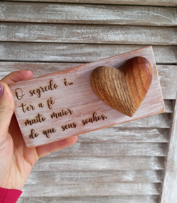 Bloco heart personalizado