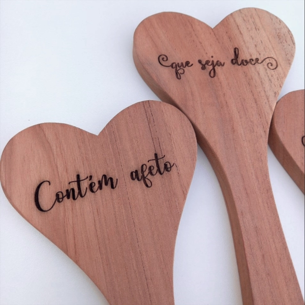 Colher heart reta personalizada - Image 2