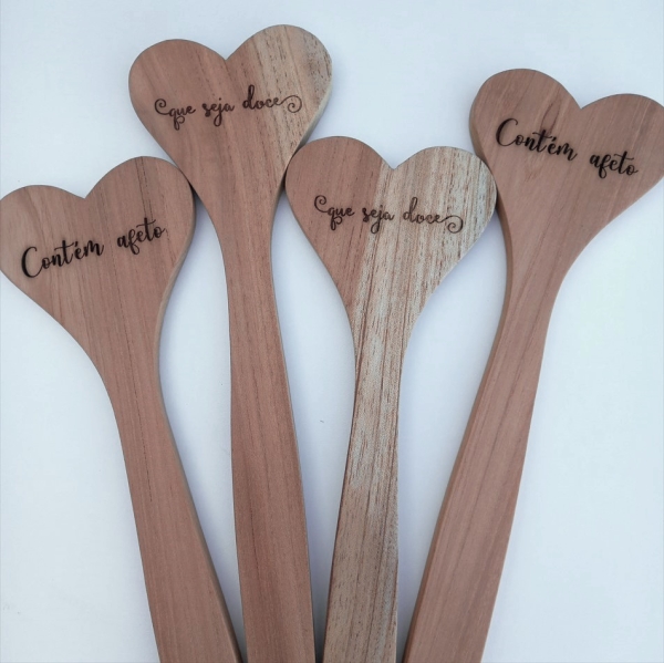 Colher heart reta personalizada - Image 3