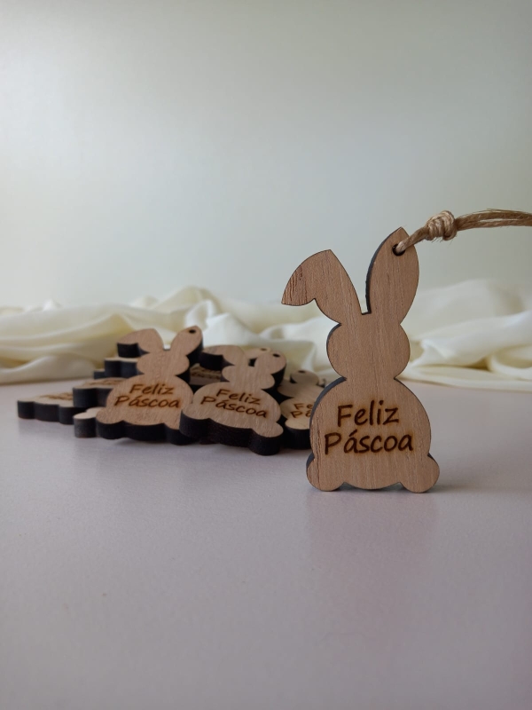 Pingente coelho happy