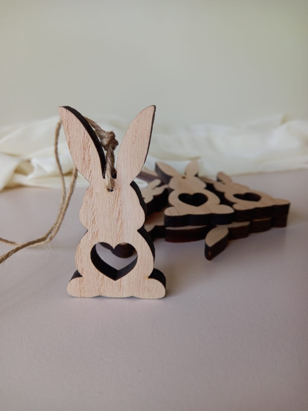 Pingente coelho heart